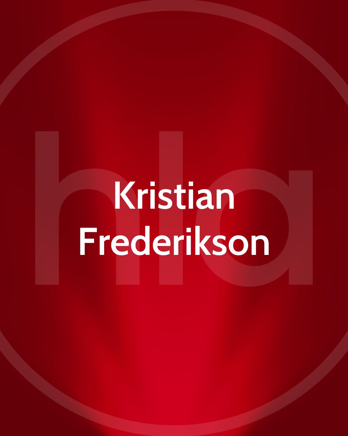 Kristian Frederikson HLA