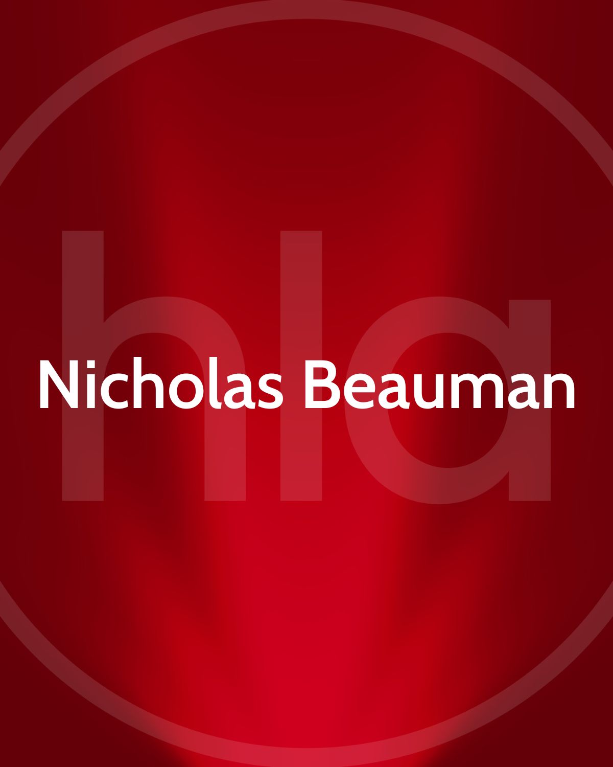 Nicholas Beauman HLA