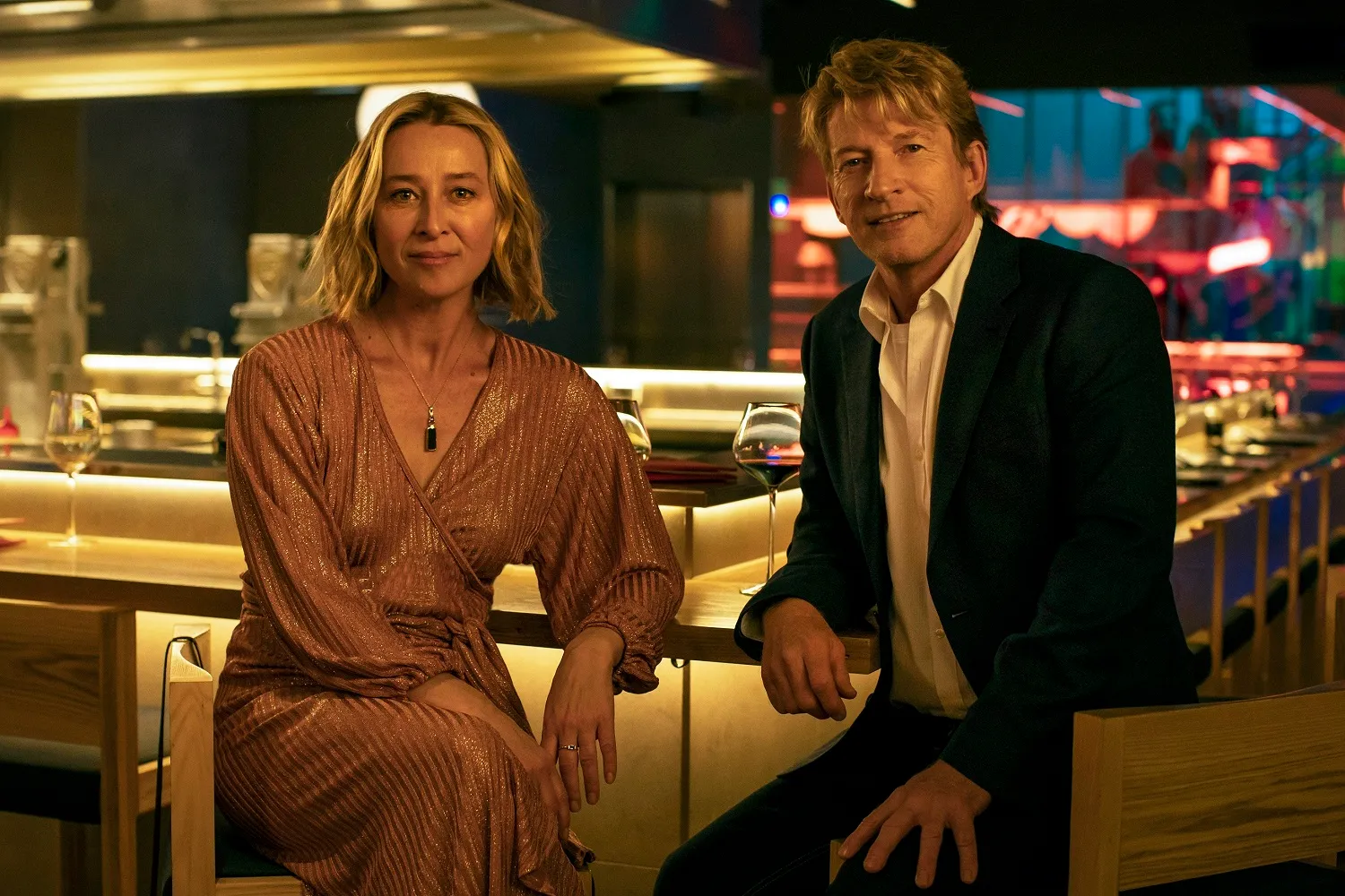 FAKE Asher Keddie and David Wenham