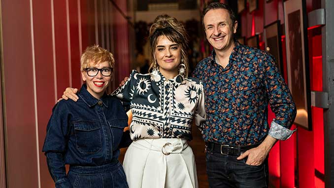 STC Karolina Ristevski Sheridan Harbridge and Mitchell Butel photo by Ken Leanfore